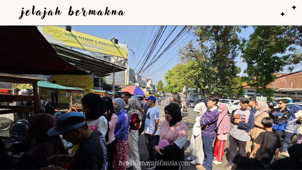 Bubur ayam pengkolan di kota Sukabumi