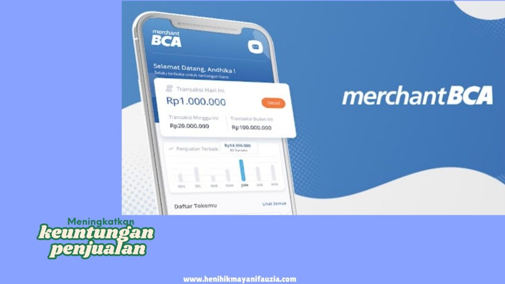 Aplikasi penjualan merchant BCA