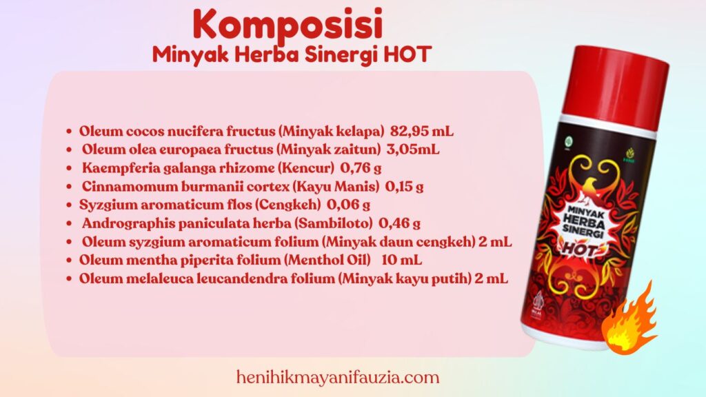 Minyak herba sinergi hot