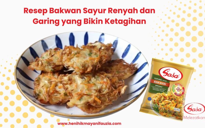 Resep bakwan sayur