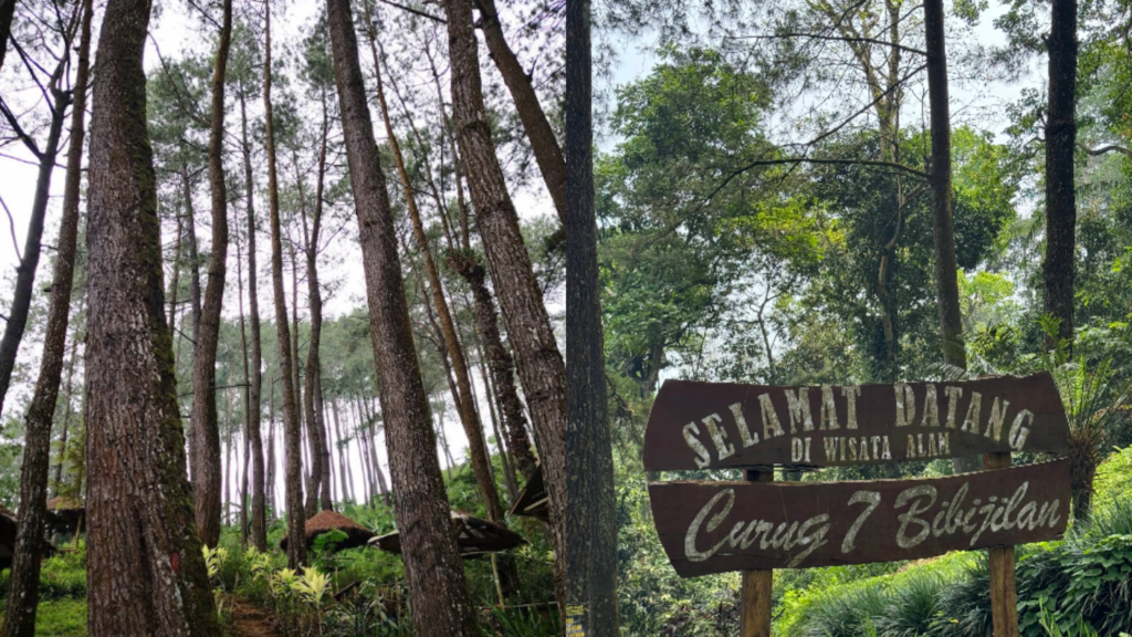 Curug bibijilan Nyalindung Sukabumi