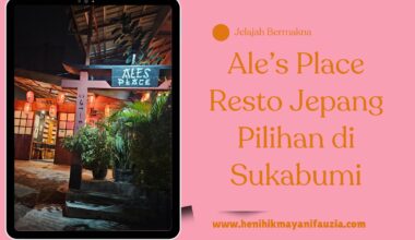 Ale's place restoran Jepang Sukabumi