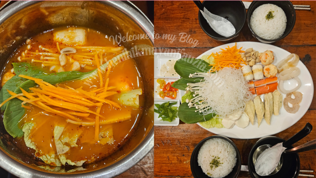 Shabu-shabu kuah tomyam di Ale's Place