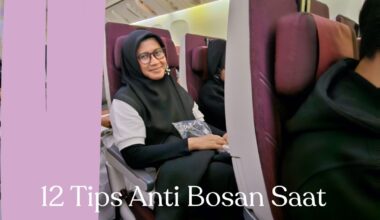 Tips anti bosan naik pesawat jarak jauh