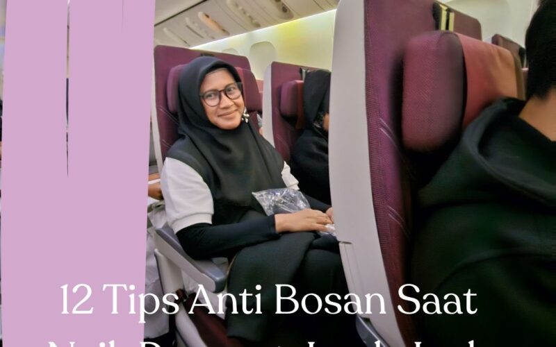 Tips anti bosan naik pesawat jarak jauh