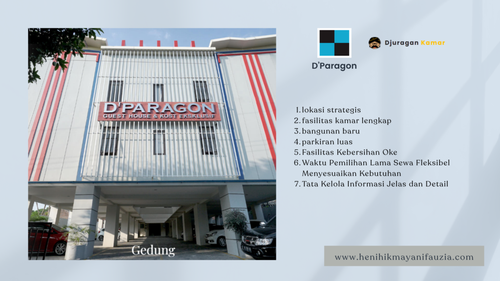 NgeKost D’Paragon dan Djurkam