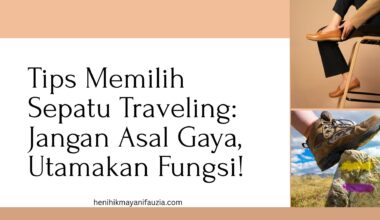 tips memilih sepatu traveling