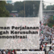 Tips aman perjalanan di tengah kerusuhan demonstrasi