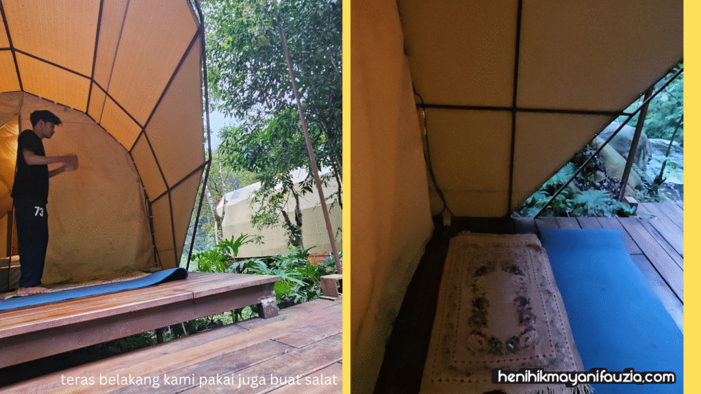Glamping taman Kopi Guntang