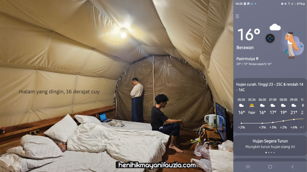 glamping taman kopi guntang