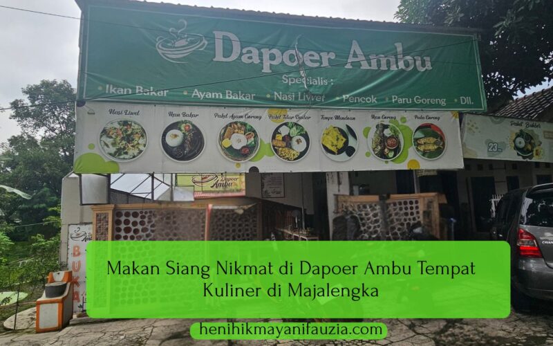 Dapoer Ambu tempat kuliner di Majalengka