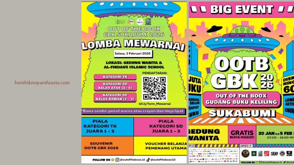 Pameran buku ootb gbk di Sukabumi