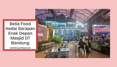 sarapan enak depan Masjid DT Bandung