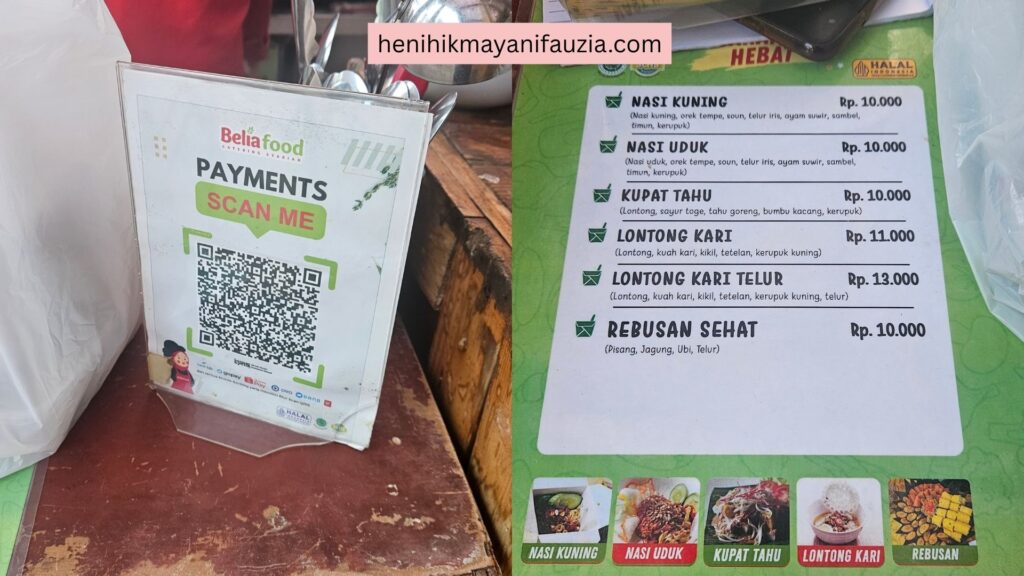 Belia Food kedai sarapan enak depan Masjid DT Bandung