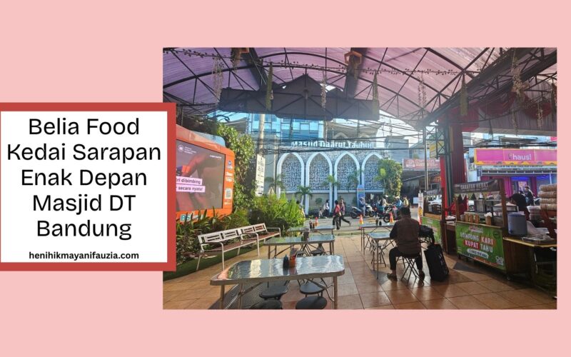 sarapan enak depan Masjid DT Bandung
