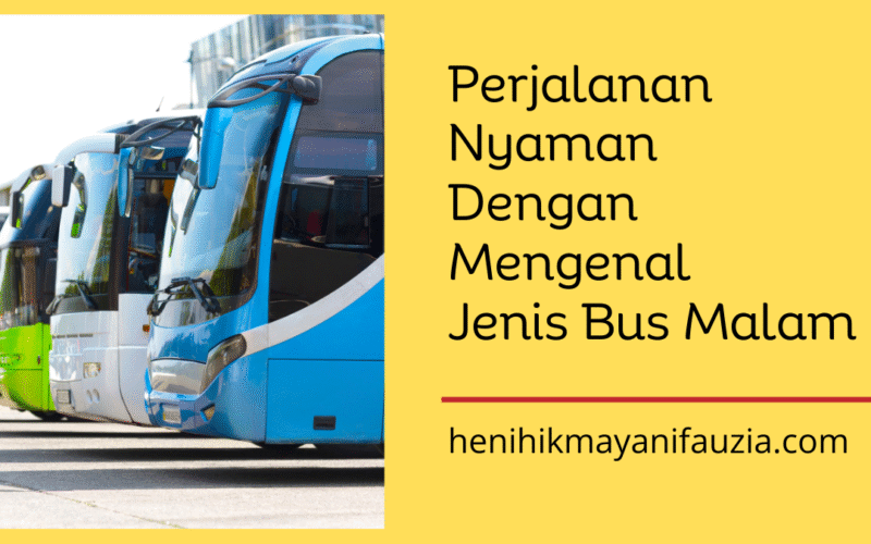 jenis bus malam