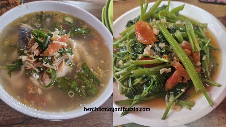 menu makan di RM. Pawon Ligar