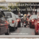 Perjalanan saat macet