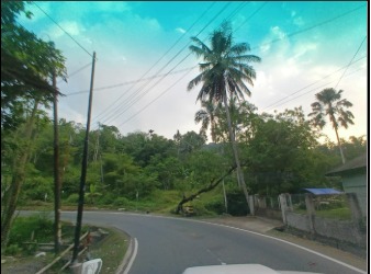 ciri khas jalan di wilayah selatan kabupaten Sukabumi
