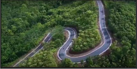 jalan wilayah selatan Sukabumi