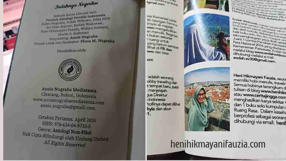 Buku antologi Indahnya negeriku