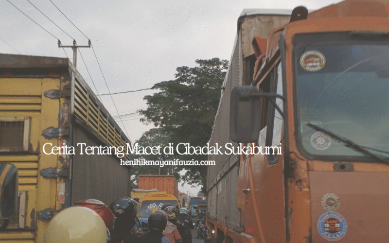 macet di Cibadak Sukabumi