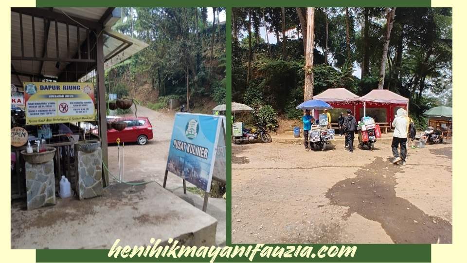 lokasi pusat kulineran di Ciwangun Indah Camp