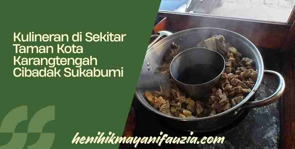 Kulineran di sekitar Taman Kota Karangtengah