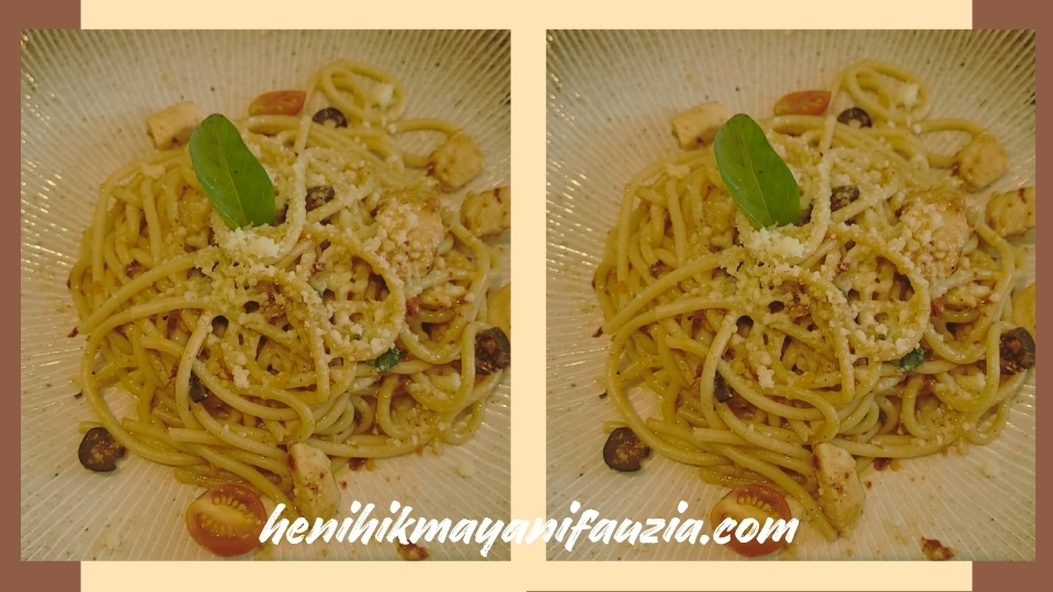 Spaghetti Chicken Basila