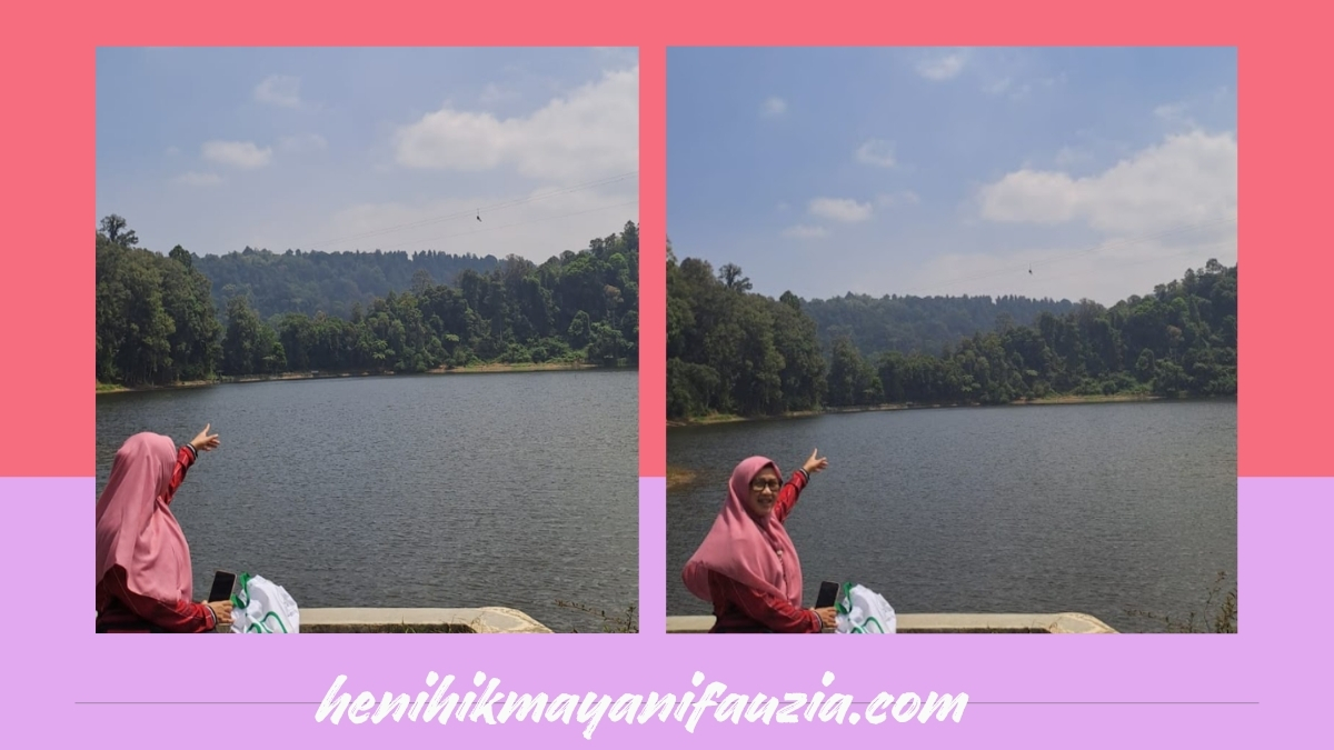 Pemandangan di Danau Situ Gunung