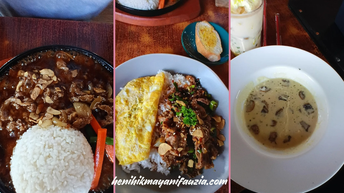 Menu makan di Red Brick Cafe Sukabumi